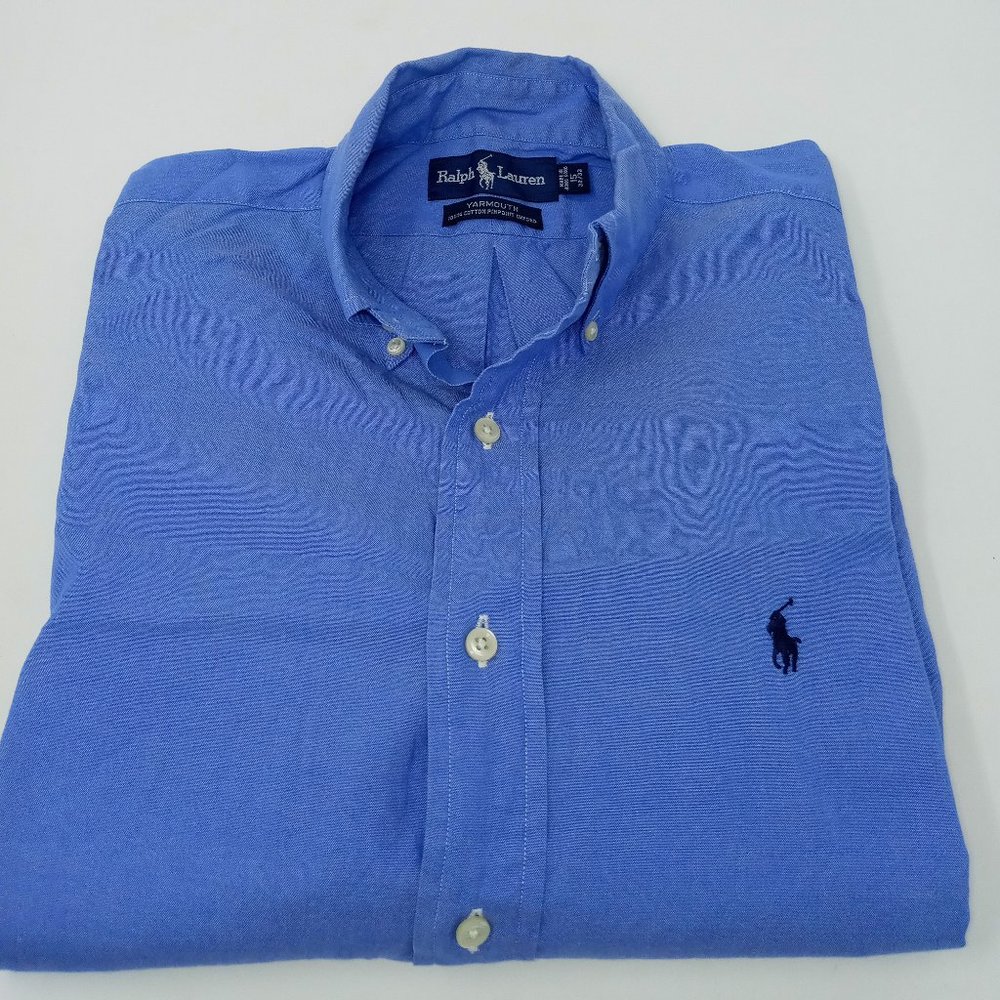 NWOT Ralph Lauren 100% Cotton, Pinpoint Oxford, Casual Button Down Shirt - Picture 5 of 5